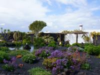 Innenhof in der Fundación César Manrique